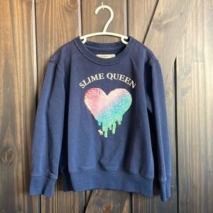 Abercrombie Size 5/6 - flip heart!